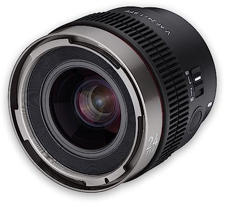 SAMYANG V-AF 24mm T1, 9 FE für Sony E, Videoobjektiv, Auto Fokus Objektiv, Cine Lens 8K Unterstützung, Custom Switch und Button