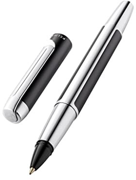 Pelikan Tintenroller Pura R40, Anthrazit, hochwertiger Drehkugelschreiber im Geschenk-Etui, 822640, 1 Stück (1er Pack)