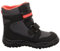 superfit Husky, Stivali da neve Bambini e ragazzi, Nero E Rosso 0020, 32 EU Stretta