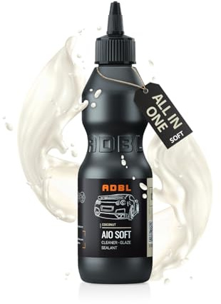 ADBL AIO Soft (200ml) - All-in-One Politur, Reiniger und Schutz für weiche Auto Lacke - Entfernt Oxidation, Kratzer und Hologramme - Perfekt für schnelle, einstufige Lackkorrektur inkl. Versiegelung
