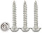 Drenky Tellerkopf Holzschrauben Torx M3x16mm,50 Stück Blechschrauben Edelstahl Flachkopf Mit Scheibe Edelstahl Rostfrei A2 V2A Selbstschneidende Schrauben Vollgewinde
