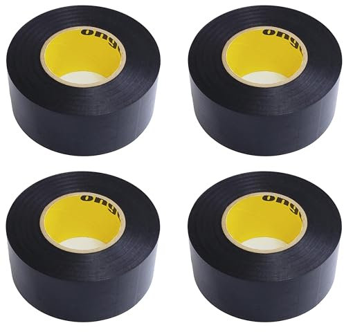 4 paquetes de 35 metros de cinta adhesiva de vinilo para raqueta de bádminton de tenis y bádminton de 32 mm de ancho