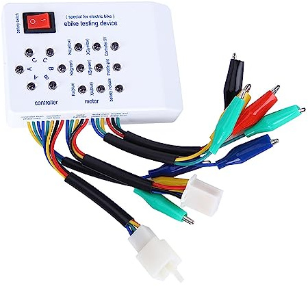 lyrlody Tester für Bürstenlose Motoren, Tester für Bürstenlose Motorsteuerungen aus Kunststoff, Tester für Bürstenlose Motorsteuerungen für Elektroautos und E-Bikes, 115 X 80 X 26 Mm