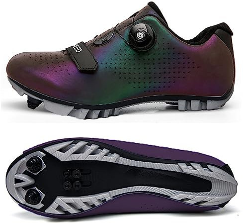 Hixingo Fahrradschuhe Herren Damen MTB Radsportschuhe Mountainbike Schuhe Sneaker Atmungsaktive Outdoor-Radschuhe Fahrrad Spin MTB Schuhe