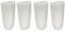 4er Set Luftbefeuchter Keramik Raumbefeuchter 350ml Heizkörper Verdampfer Wasserverdunster Inkl. Duftöl Verdunster für Heizung