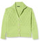 Trendyol Cardigan da Donna Traforato Maniche Lunghe Taglie Forti Maglione, Verde Pistacchio