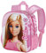 Barbie Fashion-Kleiner 3D Rucksack, Rosa, 26 x 31 cm, Kapazität 8,5 L