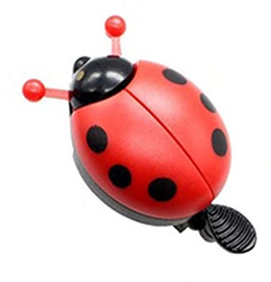Campanello per bicicletta a forma di coccinella, campanello da ciclismo a forma di coccinella, campanello da ciclismo per bambini e bambine Maodom