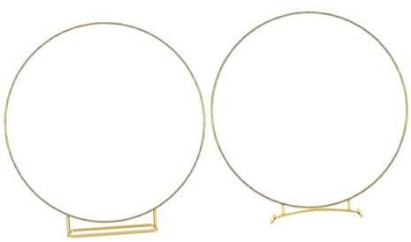 RORPOIR Metall-blumenreifenständer Für Die Dekoration Stabiler Kranzhalter Für Den Tisch Für Hochzeitsfeierdekorationen