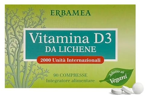 Erbamea Vitamina D3 da lichene - 8032841635686