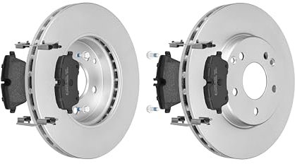 BREMSSCHEIBEN Ø288MM + BREMSBELÄGE VORNE FÜR MERCEDES-BENZ C-KLASSE CLK SLK CLC