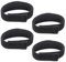 Sangle Elastique avec des Bandes Anti-dérapantes, 2 Paires de Clips de Vélo Hautement Elastiques pour Pantalon de Cyclisme, Bottes, Chemisiers, Randonnée, Camping, Pêche