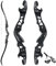 Toparchery 62 Zoll ILF Recurve Bogen für Erwachsene Bogenschießen Takedown Recurve Bogen ILF Wurfarme und Riser 25-60lbs Rechtshänder (25 LBS)
