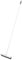 2 in 1 Rubber Broom with Squeegee Edge, 120cm Heavy Duty Silicone Floor Scrub Brush, Scrape and Brush with Long Handle Handle Telescopic Shower Scrubber Outdoor for Cleaning Bathroom Kitchen