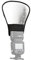 KOSINGNA Portable Universal Camera Flash Reflector Speedlite Bounce d with Silver & White Reflective Surface Replacement for Canon Nikon on-Camera Flash
