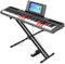 MUSTAR 88 Key Piano Keyboard with Lighted Up Keys, Digital Piano 88 Semi Weighted Keys for Beginners, Portable Electric Piano with Stand, Sustain Pedal, Built-In Speakers, USB/MIDI Connecting