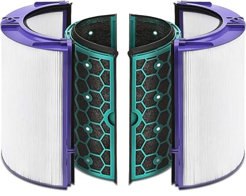 Replacement genuine HEPA filter for Dyson HP04 TP04 DP04 TP05 DP05, purifier fan sealed two-stage 360° filtration system