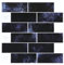 Yullpaper Lot de 10 autocollants 3D pour carrelage de cuisine et salle de bain - En PVC violet foncé - 30 x 30 cm