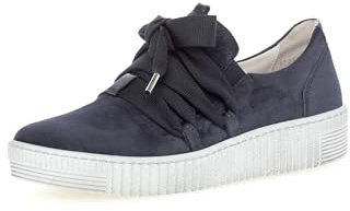 Gabor Damen Low-Top Sneaker, Frauen Halbschuhe,schnürschuhe,schnürer,straßenschuhe,Strassenschuhe,Sportschuhe,Marine,43 EU / 9 UK