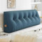 Mingfuxin Wedge Lumbar Pillows, Large Headboard Triangular Reading Pillows, Bed Backrest Positioning Support Pillow with Removable Cover for Bed sofa Relaxing Gaming Reading
