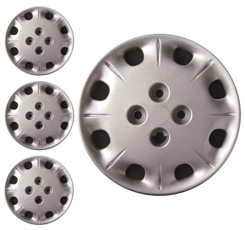 SERIE 4 BORCHIE - 4 COPRICERCHI COPPE RUOTA 13 PER FIAT CINQUECENTO TIPO B