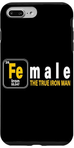 Female! Element Table - Iron Man Inspired Hülle für iPhone 7 Plus/8 Plus