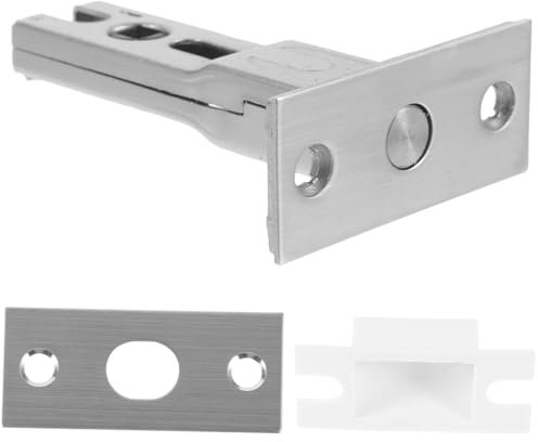 Operitacx Rohrriegel Türschloss Aus Edelstahl Türriegel Mit Fester Verriegelungszunge Geeignet Für Badezimmer Und Hotels Innentürschloss Mit Einfacher Montage