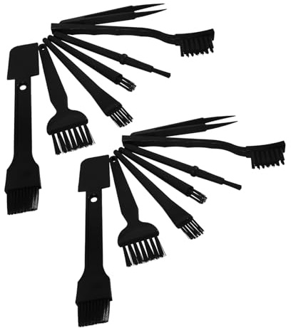 MAJORMENCH 2sets Antistatic Cleaning Brush for Electronic Devices Nylon Bristle Keyboard Cleaner Dust Removal Tool for Computer Laptop Printer Phone and Car Interior Detailing