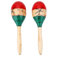 1 Paar Maracas, Holz, handgemalt, Hawaiian Style, Strand Kokosbaum Muster Maracas Eierschale Shaker Sand Hammer Rasseln Percussion Musical Zubehör für Kinder, Partys und Schulen