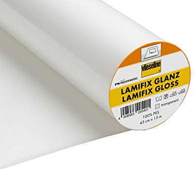 Vilene/Vlieseline Lamifix Gloss Iron On Laminate 45cm Wide (3 Metres)