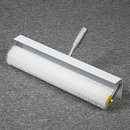 Spiked Aeration Roller 500mm Self Levelling Screeding Tool | Lightweight plastic roller, 21mm spikes bubbles, compatible with standard handles, includes