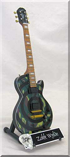 ZAKK WYLDE Miniatur Gitarre CAMO mit Plektrum