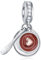 Dangle Coffee Cup and Spoon Charms fits European Moments Bracelet, 925 Sterling Silver Coffee Mug Pendant I Love Drink Coffee Beads, Gifts for Women/Birthday/Christmas/Mothers Day