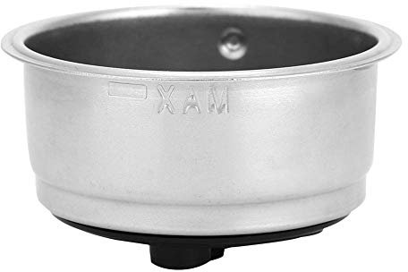 Tazón de Filtro de Café, Canasta de Filtro de Café de Acero Inoxidable, Taza de Filtro de Café Desmontable Reutilizable para Máquina de Café(2)