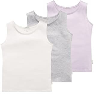 TOM TAILOR Mädchen Multipack Tops 1033497, Weiß, 128-134