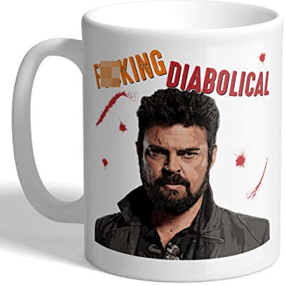 I Love Mugs - The Boys - F*cking Diabolical - Billy Butcher - Karl Urban - Mug, Ceramic, 11fl.oz.