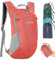 ZOMAKE Faltbarer Rucksack Ultraleicht-Kleiner Rucksäcke Wasserdicht Wanderrucksack Packable Backpack 18L für Damen Herren Outdoor Wandern(Rot)