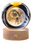 Uposao Leuchtende Kristallkugel mit Ständer,80mm Glaskugel USB Aufladung Nachtlicht Lampe Geburtstag Weihnachts Geschenk für Kinderzimmer Jungen Mädchen Home Office Decor Ornament,Mond