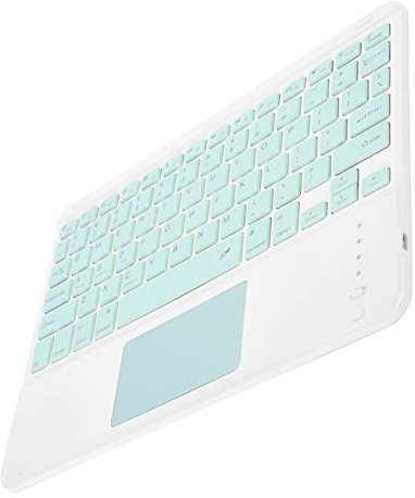 Sxhlseller Tastiera Bluetooth Tastiera Remota Wireless per Smartphone e Tablet con Windows/iOS/Android (Verde)