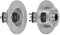 F.BECKER_LINE BREMSSCHEIBEN Ø245MM + BREMSBELÄGE HINTEN FÜR AUDI A4 B5 AUDI VAG