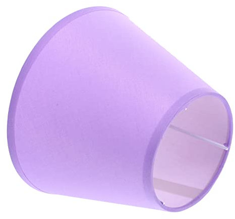 Schirm Kleine Lampenschirme Lampenschirme Stoff Lampenschirm Lampenschirme for Tischlampe Gewebter Lampenschirm Stehlampenschirm Stoff, Eisen for Weben Lila Lampenschirme Niedliche Lampe