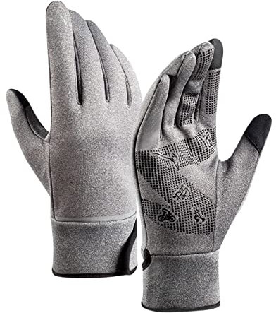 Winterhandschuhe Damen, Extra Warm Dünn XXl Unisex Winterhandschuhe Motorradhandschuhe Outdoor Wasserdicht Sport Winter Ski Handschuh Thermohandschuhe Lang Gefüttert Fahrradhandschuhe Skihandschuhe