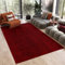 TAPISO Noyan Teppich Kurzflor Antirutsch Rot Einfarbig Waschbar Modern Design Waschmaschinenfest rutschfest Wohnzimmer Schlafzimmer ÖKOTEX 160 x 220 cm