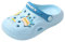 JOMIX Ciabatte Bambino Estive Sandali Bambina Comodi Zoccoli Bimbo Bimba Morbidi Pantofole Bimbi Bambini da Mare Spiaggia Casa Piscina SP2405 Blu 28/29 180mm