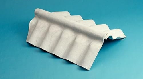 Wellfirsthaube zweiteilig für Faserzementplatten - Wellzementplatten - Profil 177/51 - P5 - Schenkellänge 350 mm (anthrazit)