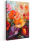 MuchoWow© Leinwandbilder Groß 80x120 cm XXL Wall Art Decoration Bilder für die Wand Schlafzimmer Deko Canvas Painting Wanddekoration Wohnzimmer Blumen - Kunst - Aquarell - Botanisch
