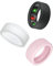 BandSmith Silikon-Ringabdeckung, kompatibel mit Oura Ringschutz, elastische Hülle für Oura Ring Gen 4/3 Workout – Patent geschützt (schwarz + transparent + rosa, S für 678910)