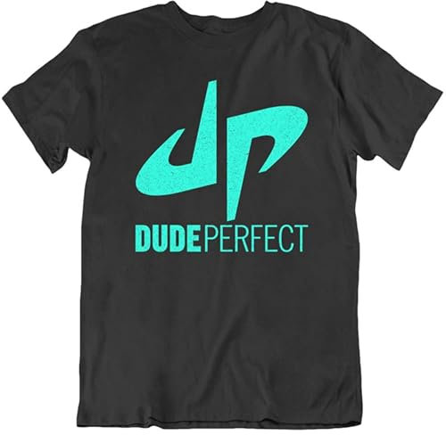 DP Dude Sports Famous Youtube T Shirt Size Kids Adult Gift Black L