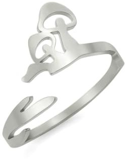 Caiduoduo Persönlichkeit kawaii süßer Pilz offener Ring aus Edelstahl Ring