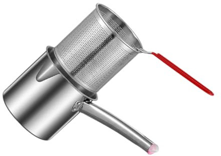 CANIGHT Olla Para Freidora De Acero Inoxidable 1 Juego Cesta Para Freidora Kit De Utensilios De Cocina De Fácil Manejo